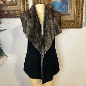 Saks Fifth Avenue Faux Fur Vest